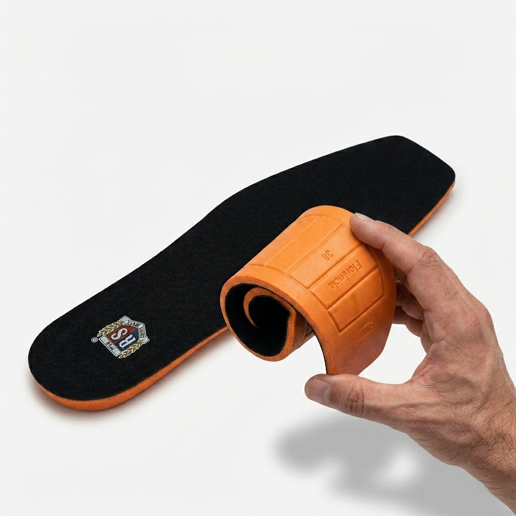 Detalhe da palmilha RS Rodeo Sport em PU